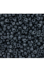 Miyuki rocailles Perlen 11/0 - Transparent grey luster 11-178
